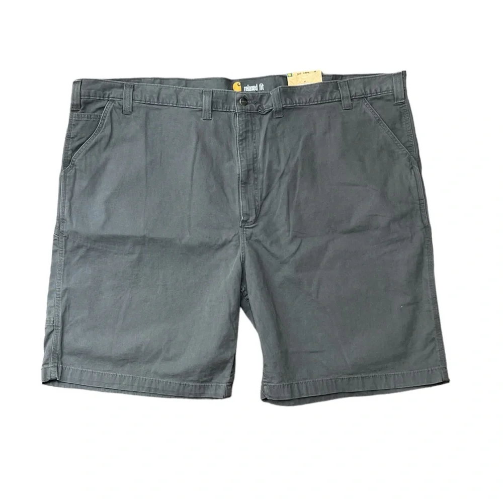 Carhartt Men's Rugged Flex Relaxed Fit Canvas‎ Work Short Gray Size 54 NWT/NEW